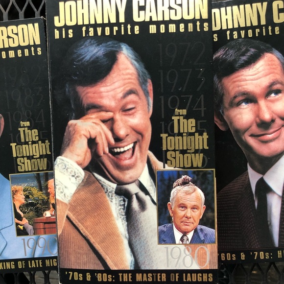 The Johnny Carson Collection The Late Night Show 4 VHS Complete Box Set - Picture 4 of 8
